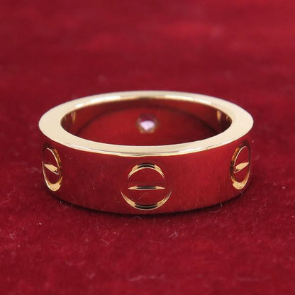 Cartier Love Ring Pink Saffiano 47