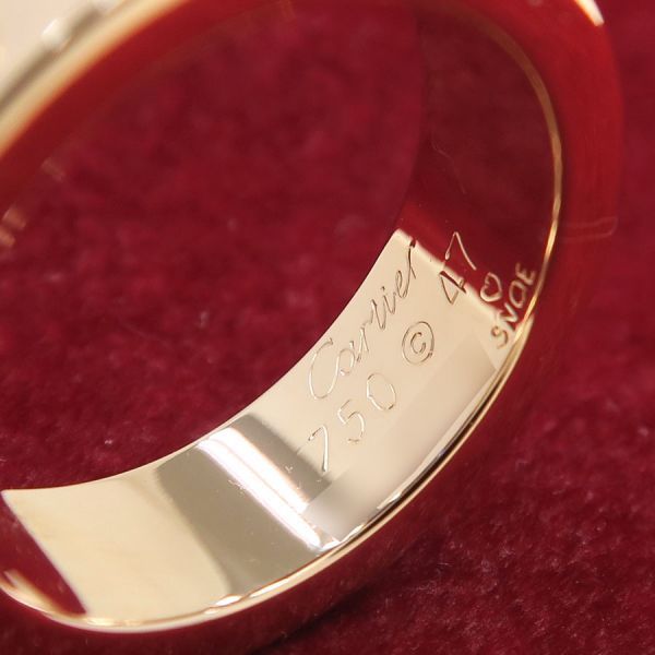 Cartier Love Ring Pink Saffiano 47