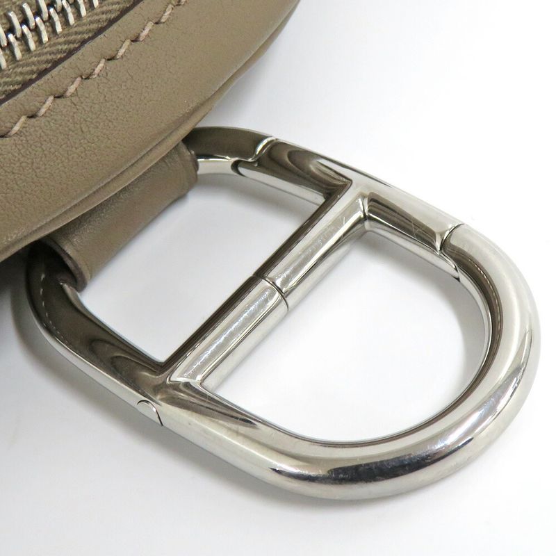 Hermes in the Loop Belt Bag Etoupe Silver