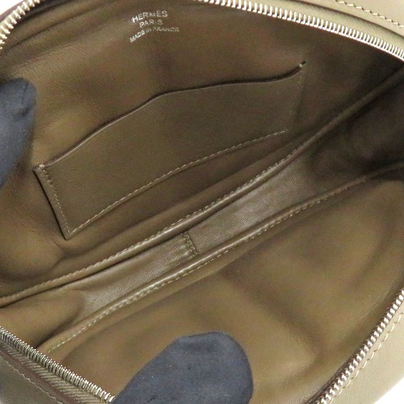 Hermes in the Loop Belt Bag Etoupe Silver