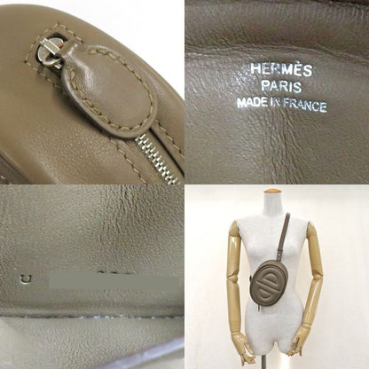 Hermes in the Loop Belt Bag Etoupe Silver