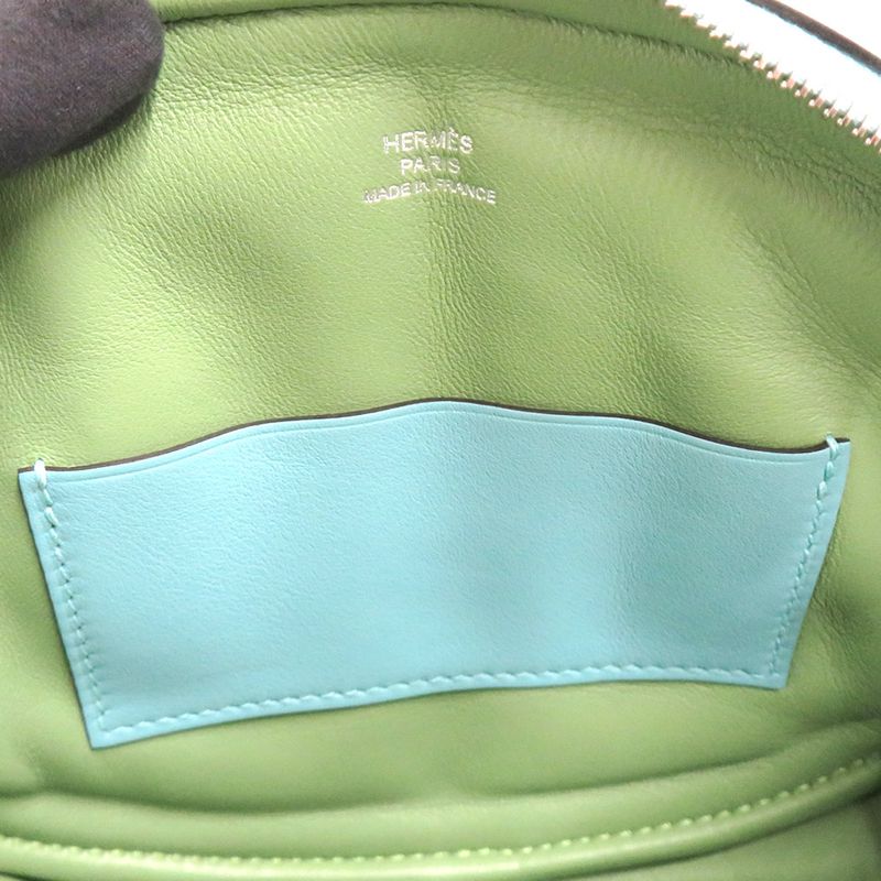 Hermes in the Loop Verso Belt Bag Blue Atoll Vert Cricket