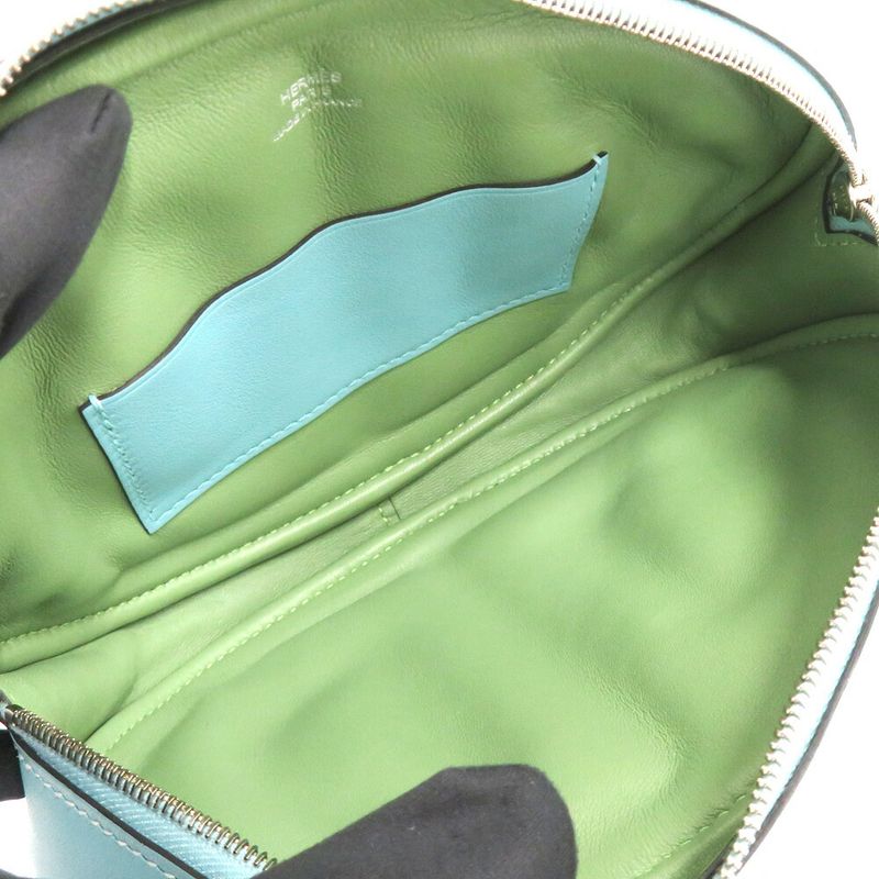 Hermes in the Loop Verso Belt Bag Blue Atoll Vert Cricket
