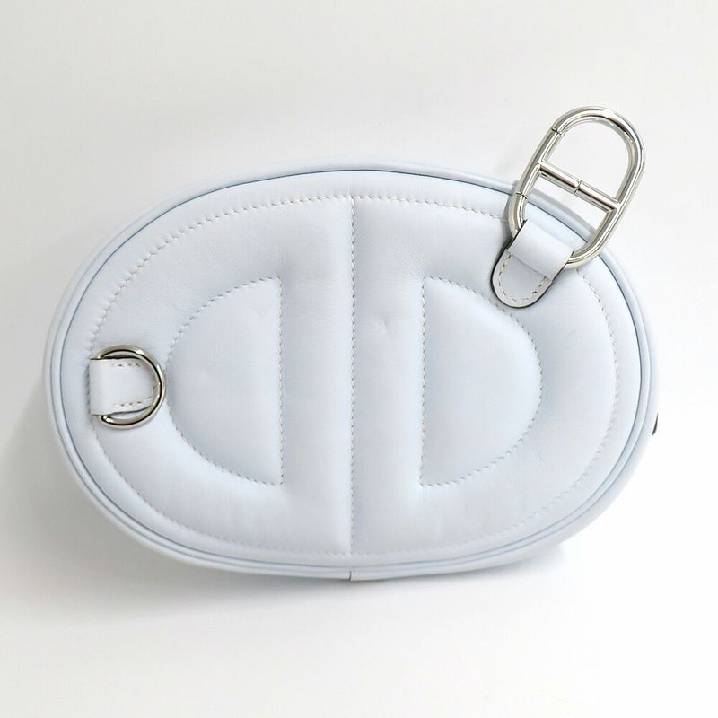 Hermes in the Loop Verso Belt Bag Blue Brum Rouge Ash