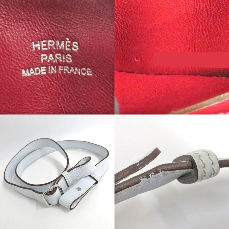 Hermes in the Loop Verso Belt Bag Blue Brum Rouge Ash