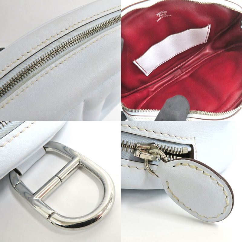 Hermes in the Loop Verso Belt Bag Blue Brum Rouge Ash