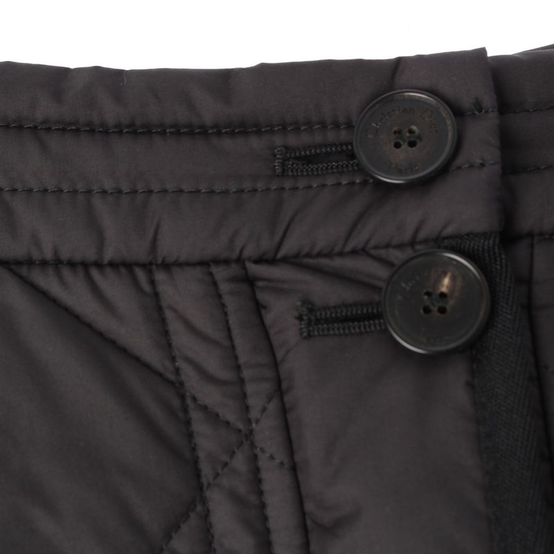 Dior Micro Cannage Mini Skirt Black 34