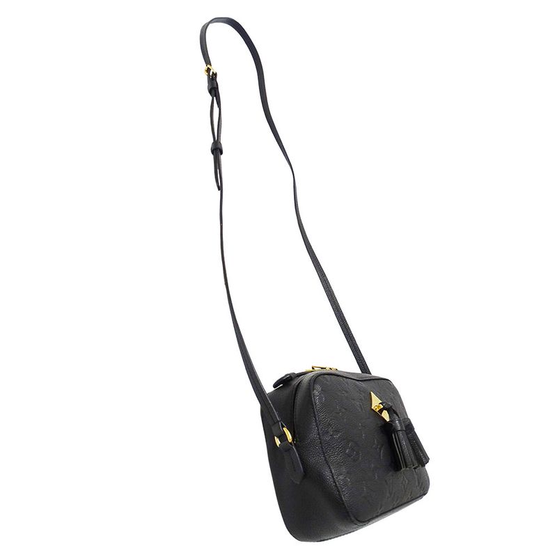 Louis Vuitton Shoulder Bag Monogram Empreinte Saintonge Noir