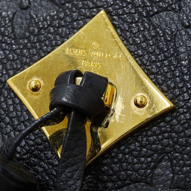 Louis Vuitton Shoulder Bag Monogram Empreinte Saintonge Noir