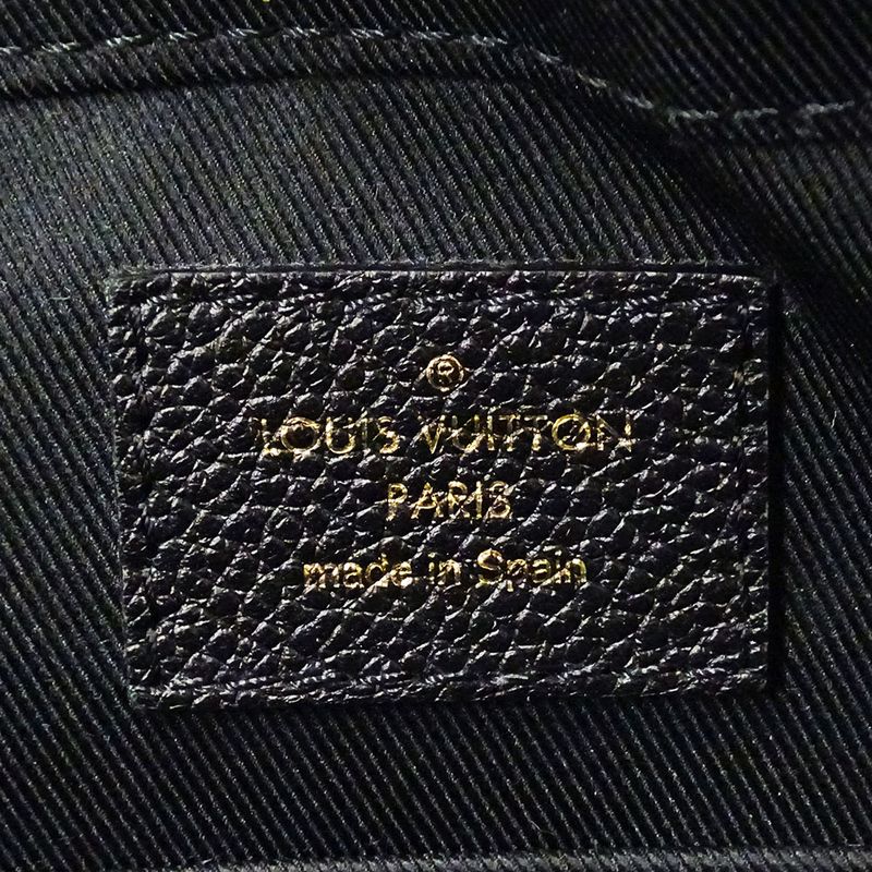 Louis Vuitton Shoulder Bag Monogram Empreinte Saintonge Noir