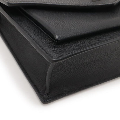 Louis Vuitton Pochette Locksmith Chain Clutch 2-Way Shoulder Bag