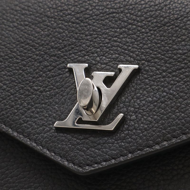 Louis Vuitton Pochette Locksmith Chain Clutch 2-Way Shoulder Bag