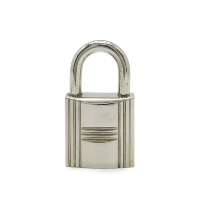 Hermes Cadena Padlock Key with Key Metal Silver