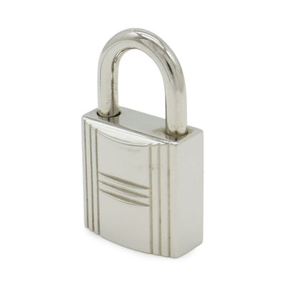 Hermes Cadena Padlock Key with Key Metal Silver