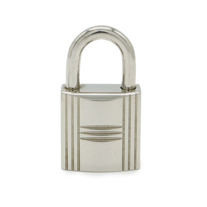 Hermes Cadena Padlock Key with Key Metal Silver