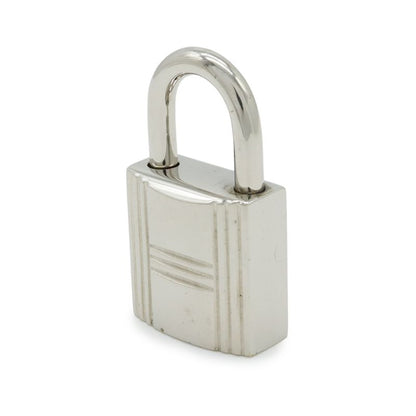 Hermes Cadena Padlock Key with Key Metal Silver
