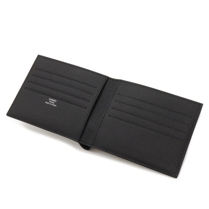 Hermes Citizen Twill Compact Bifold Billfold Wallet Veau Epsom