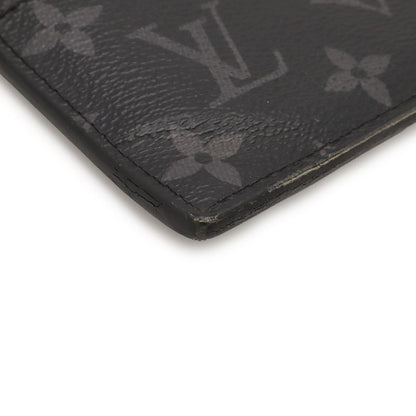 Louis Vuitton Taigarama Monogram Eclipse Coin Card Holder Purse