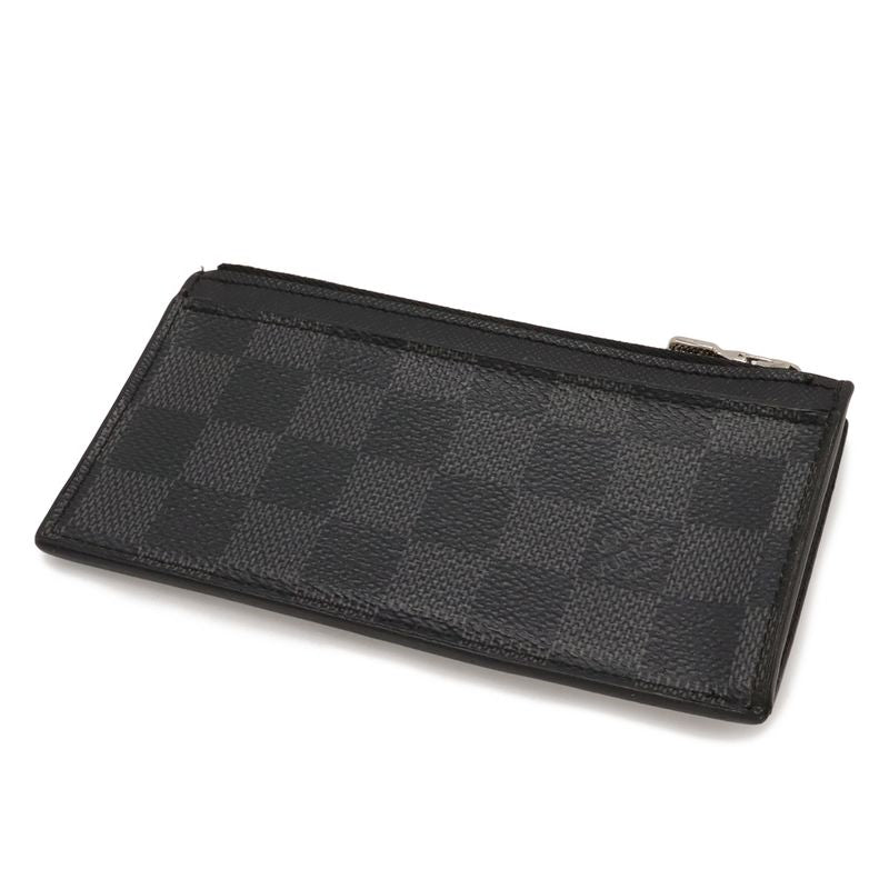 Louis Vuitton Damier Graphite Coin Card Holder Purse Case