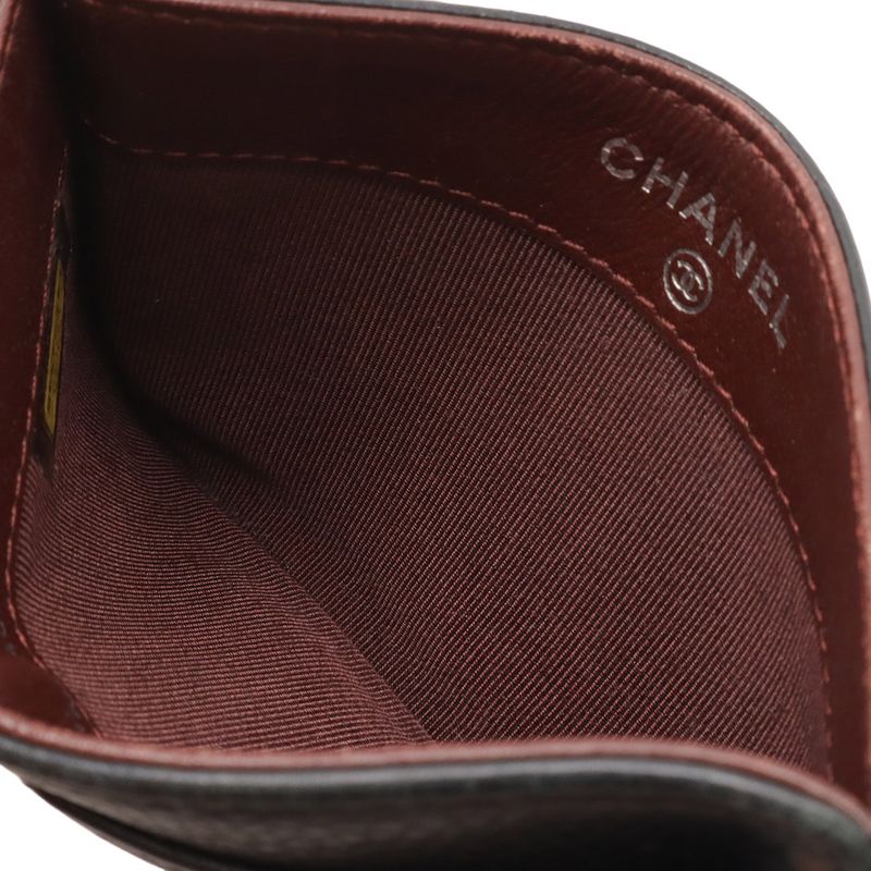 Chanel Quilted Classic Card Case CC Logo Business Holder