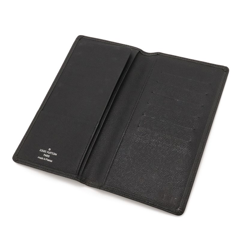 Louis Vuitton Taiga Porte Bar le Carte Cles Bifold Billfold Ardoise