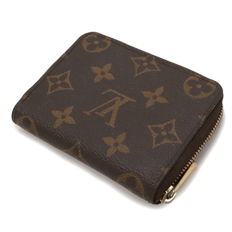 Louis Vuitton Monogram Zippy Coin Purse Zip Around Case
