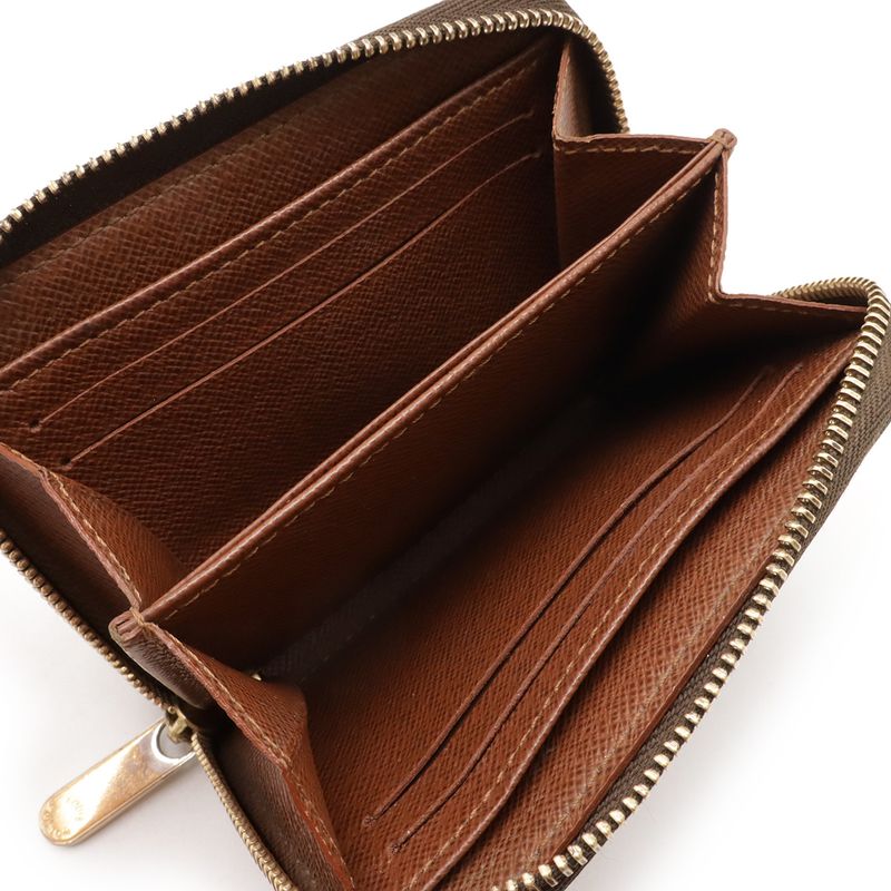 Louis Vuitton Monogram Zippy Coin Purse Zip Around Case
