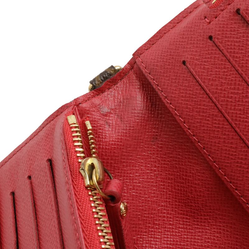 Louis Vuitton Monogram Portefeuille Insolite Zip Around Wallet Rose Pop