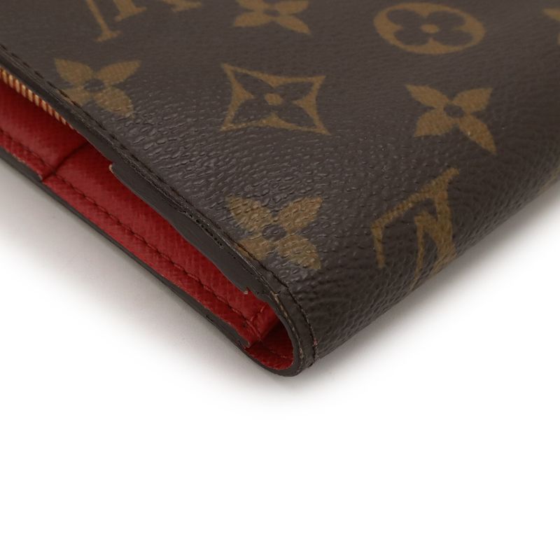 Louis Vuitton Monogram Portefeuille Insolite Zip Around Wallet Rose Pop