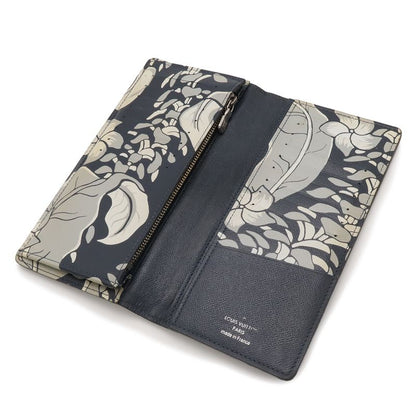 Louis Vuitton Taiga Portefeuille Brother Hawaiian Print Bifold Wallet