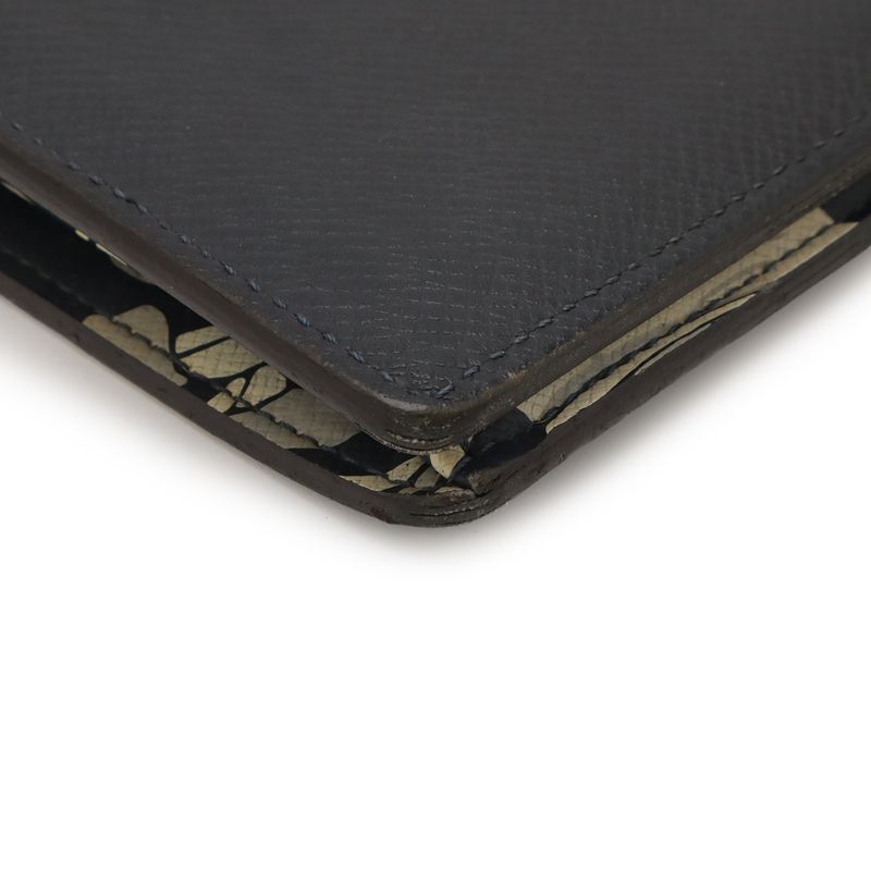 Louis Vuitton Taiga Portefeuille Brother Hawaiian Print Bifold Wallet