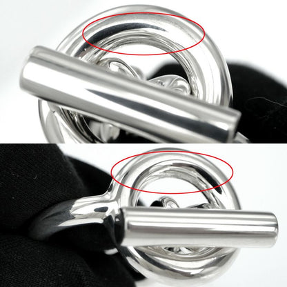 Hermes Ring Croisette GM 48 Silver
