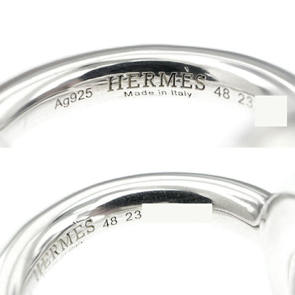 Hermes Ring Croisette GM 48 Silver