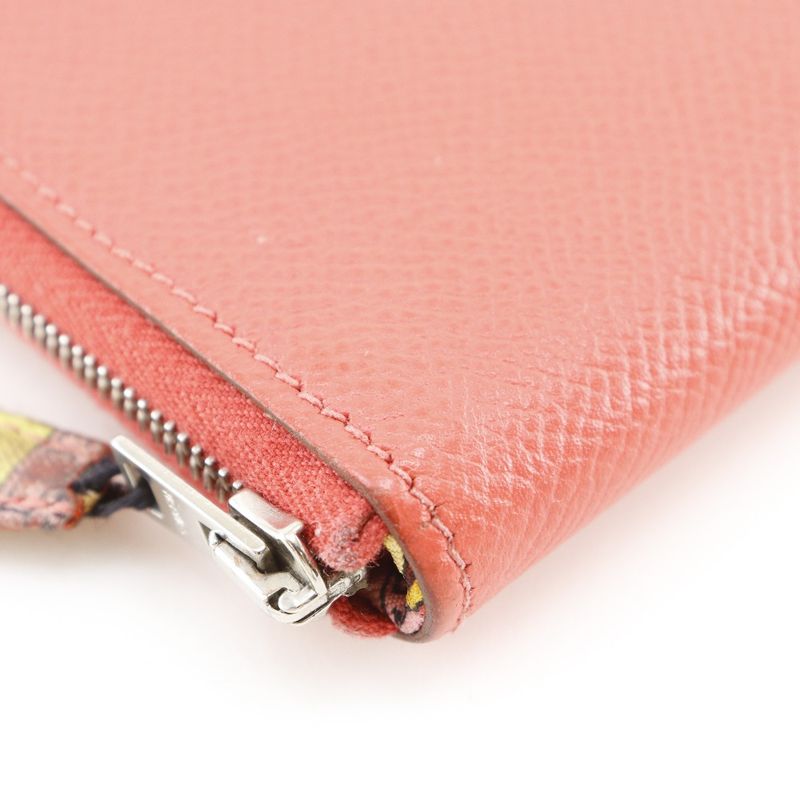 Hermes Azap Long Silk in Veau Rose Jaipur Pink Wallet