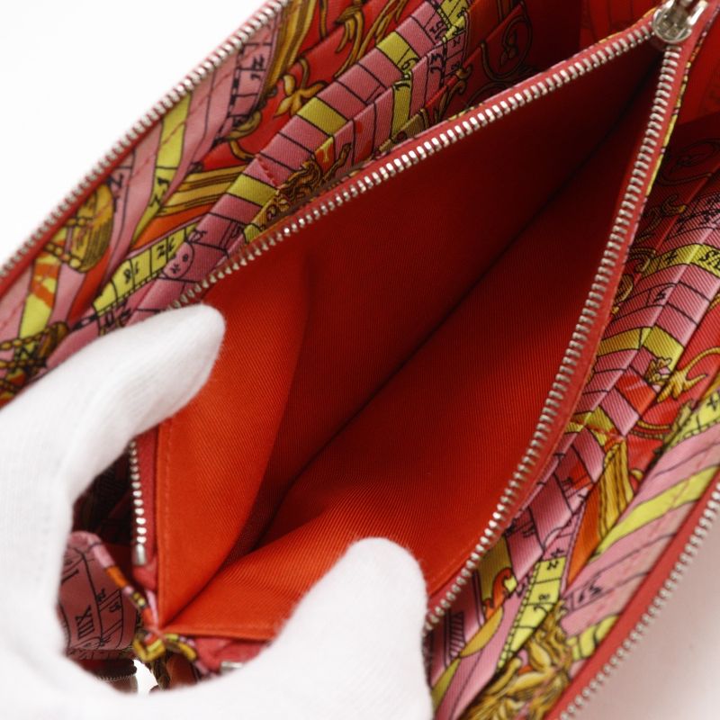 Hermes Azap Long Silk in Veau Rose Jaipur Pink Wallet