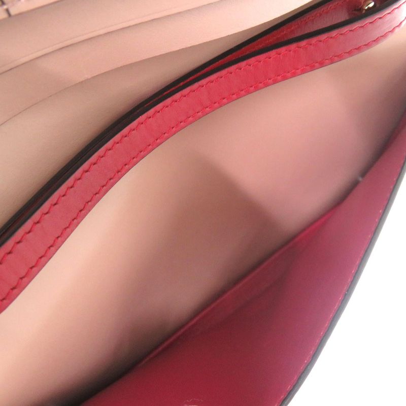 Bvlgari Serpenti Leather Red Bifold Wallet Red