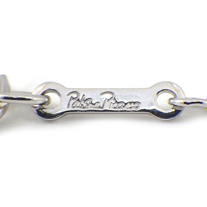 Tiffany & Co. Necklace Double Loving Heart Diamond 18K White Gold