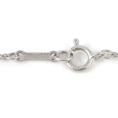 Tiffany & Co. Necklace Double Loving Heart Diamond 18K White Gold