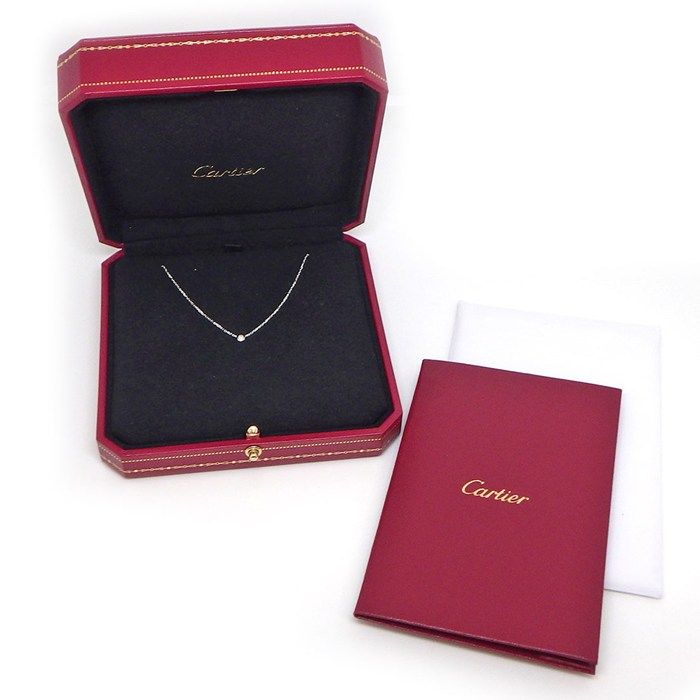 Cartier Necklace Dame XS Diamant Leger 1 Point Diamond 18K