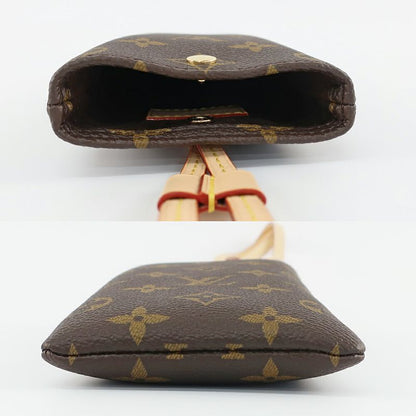 Louis Vuitton Sunglasses Pouch Monogram Leather Gold