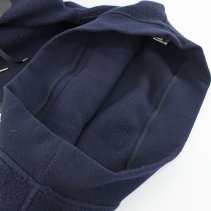 Hermes Hoodie Knit Navy L Navy Wool Cashmere Detail