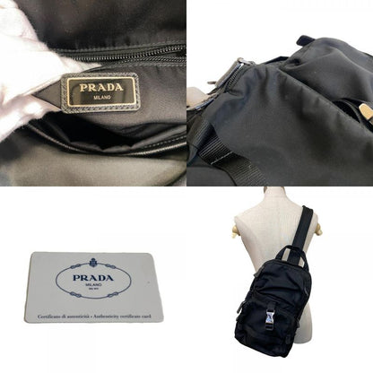 Prada Shoulder Bag Nylon Black