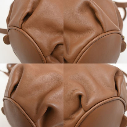 Gucci Shoulder Bag 2-Way Brown Leather
