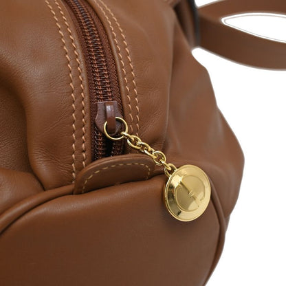 Gucci Shoulder Bag 2-Way Brown Leather