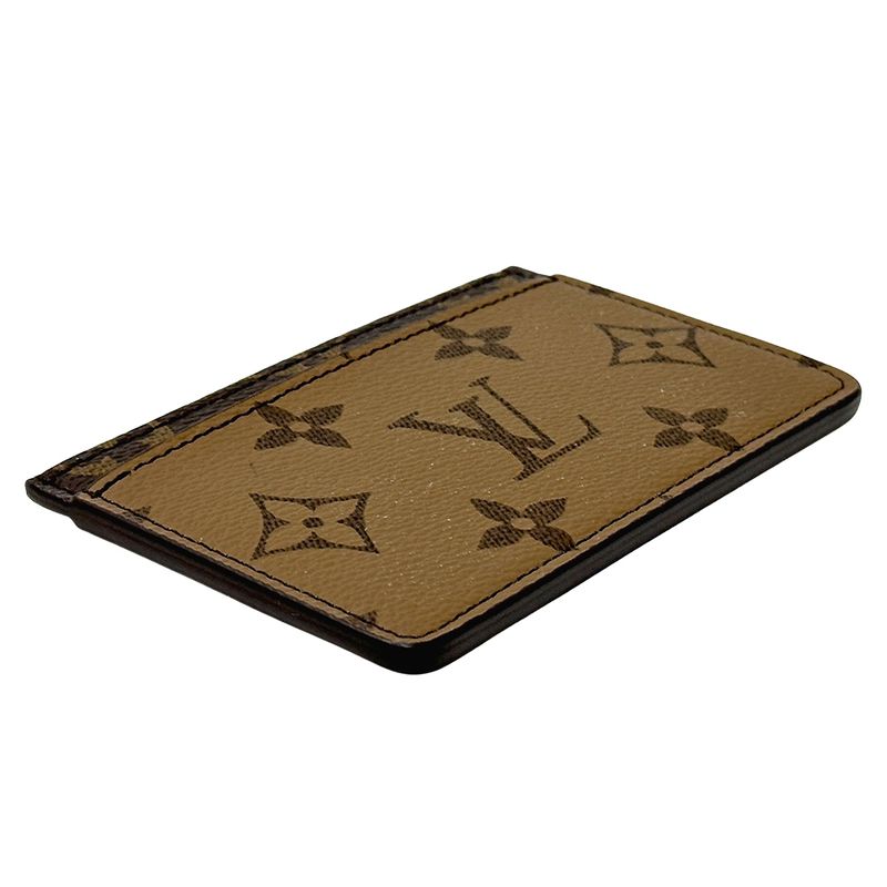 Louis Vuitton Card Case Monogram Reverse Porto Carte Sample