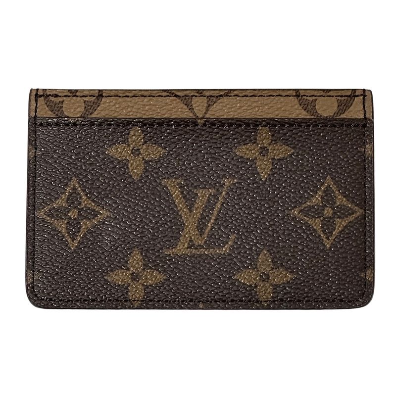 Louis Vuitton Card Case Monogram Reverse Porto Carte Sample