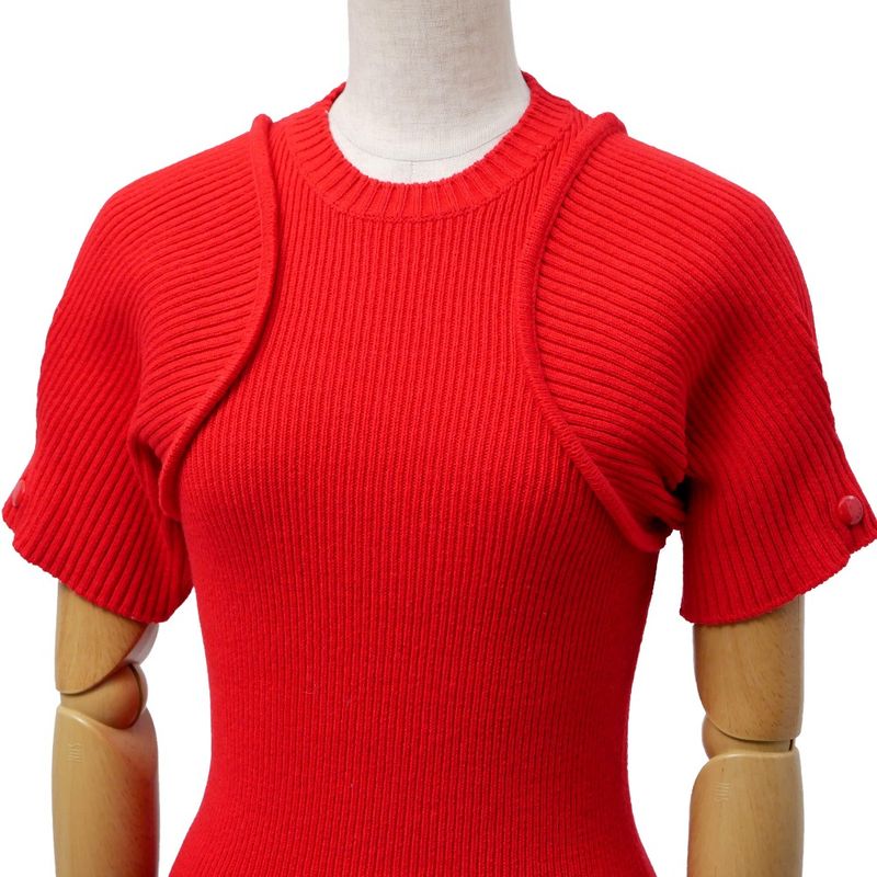 Louis Vuitton Knit M Short Sleeve Sweater Rib