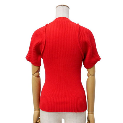 Louis Vuitton Knit M Short Sleeve Sweater Rib
