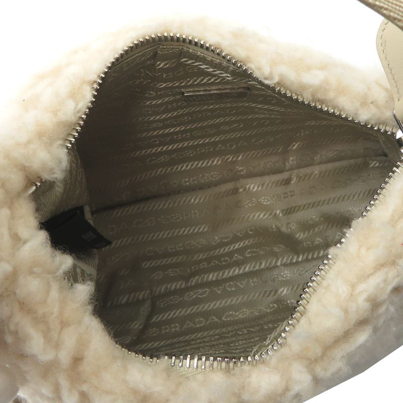 Prada Handbag Silk Wool