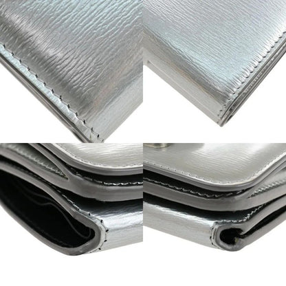 Balenciaga Compact Wallet Trifold Silver